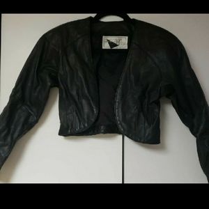 Yucatan bay vintage leather jacket